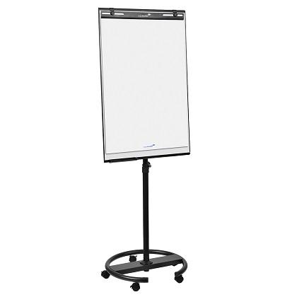 Flipchart and marker board with LEGAMASTER 153200 wheels