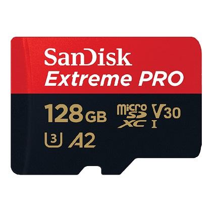SANDISK Extreme PRO micro SDXC 128GB Memory Card